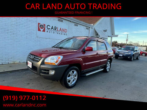 2008 Kia Sportage for sale at CAR LAND  AUTO TRADING in Raleigh NC