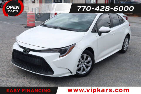 2020 Toyota Corolla for sale at VIP Kars in Marietta GA