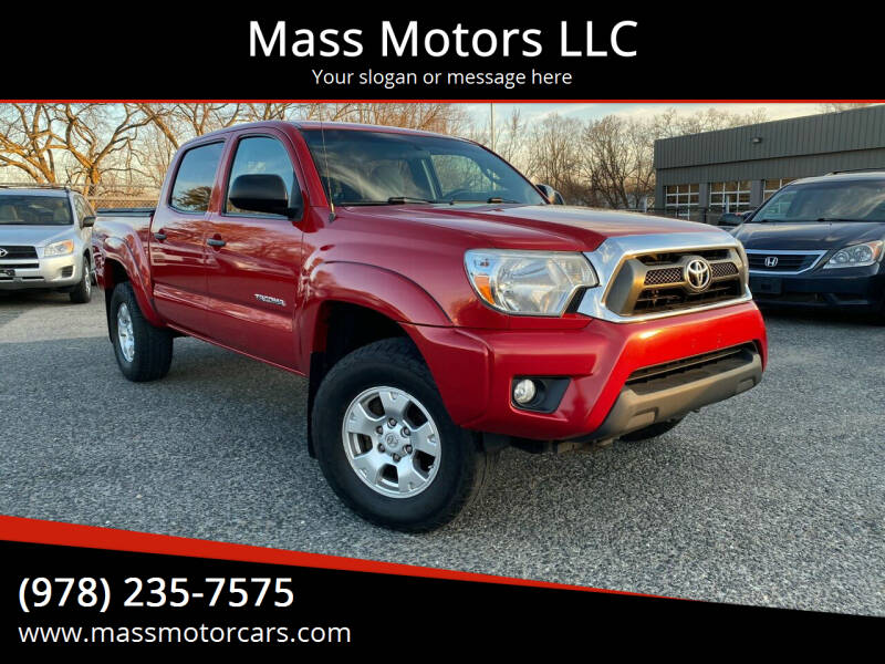 2014 Toyota Tacoma for sale at Mass Motors LLC in Worcester MA