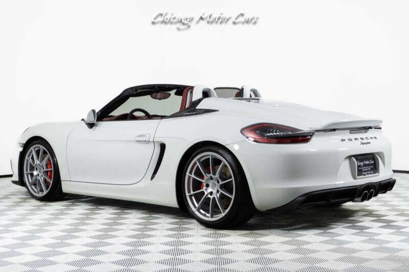 2016 Porsche Boxster Spyder