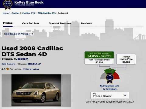 2008 Cadillac DTS Luxury I