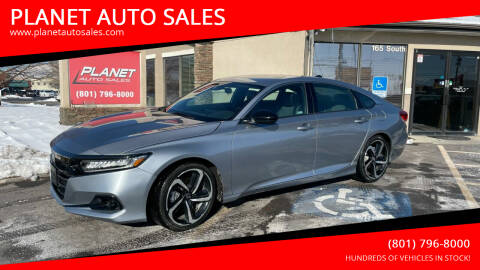 2021 Honda Accord for sale at PLANET AUTO SALES in Lindon UT