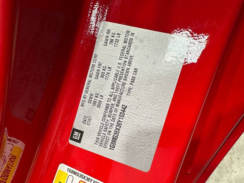2008 Saturn SKY Red Line