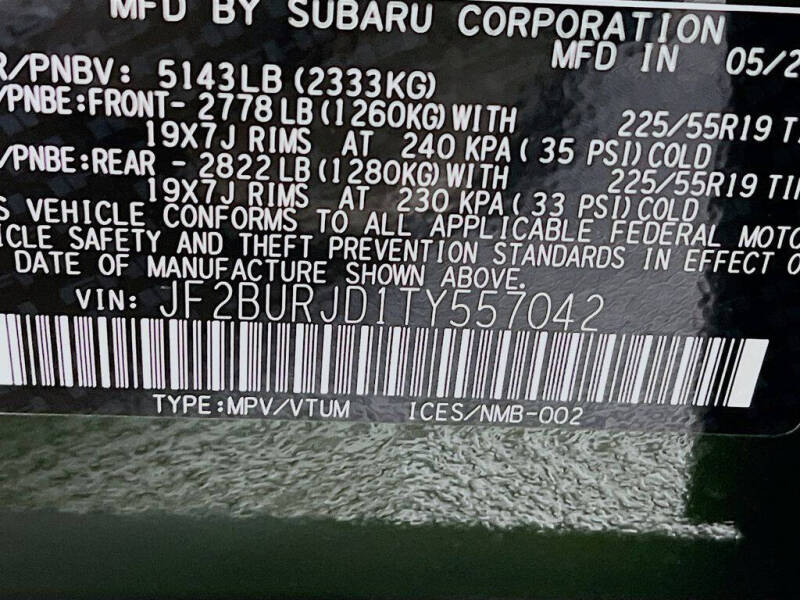 2026 Subaru Outback Touring XT