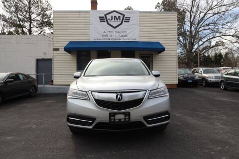 2015 Acura MDX for sale at JM Car Connection in Wendell NC