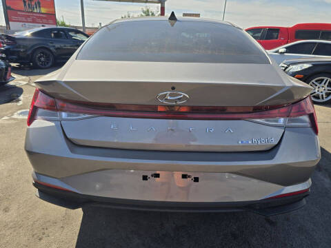 2023 Hyundai Elantra Hybrid Blue