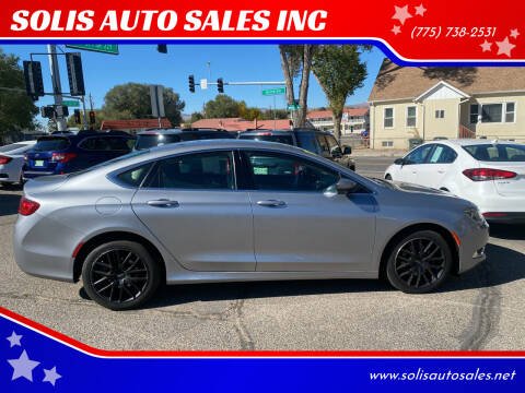 2015 Chrysler 200 for sale at SOLIS AUTO SALES INC in Elko NV