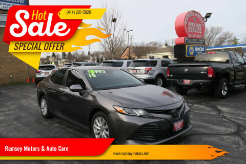 2018 Toyota Camry for sale at Ramsey Motors & Auto Care in Milwaukee WI