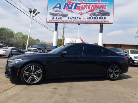 2016 BMW 7 Series for sale at ANF AUTO FINANCE in Houston TX