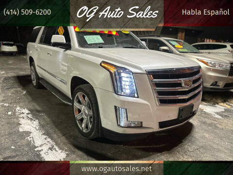 2016 Cadillac Escalade ESV for sale at OG Auto Sales in Milwaukee WI