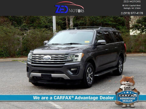 2018 Ford Expedition MAX for sale at Zed Motors in Raleigh NC