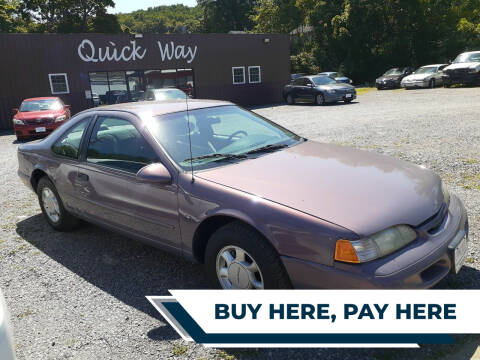 1995 Ford Thunderbird for sale at QUICK WAY AUTO SALES in Bradford PA