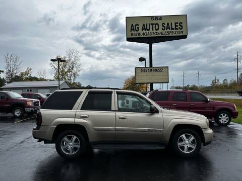 2004 Chevrolet TrailBlazer for sale at AG Auto Sales in Ontario NY