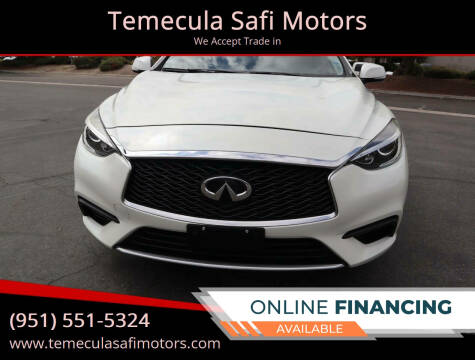 2018 Infiniti QX30 for sale at Temecula Safi Motors in Temecula CA