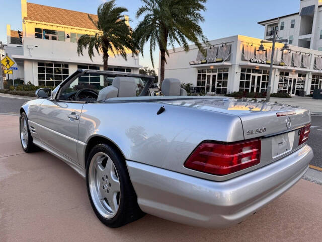 2001 Mercedes-Benz SL-Class for sale at EUROPEAN MOTORCARS OF TAMPA in Tampa, FL