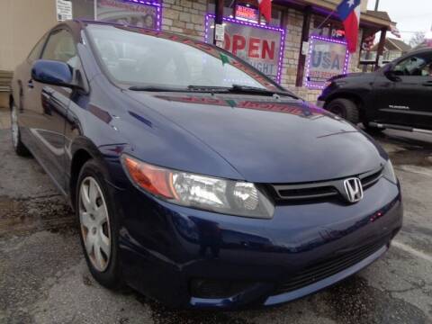 2007 Honda Civic for sale at USA Auto Brokers in Houston TX