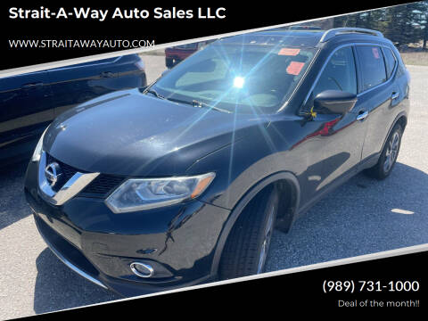 2016 Nissan Rogue for sale at Strait-A-Way Auto Sales LLC in Gaylord MI