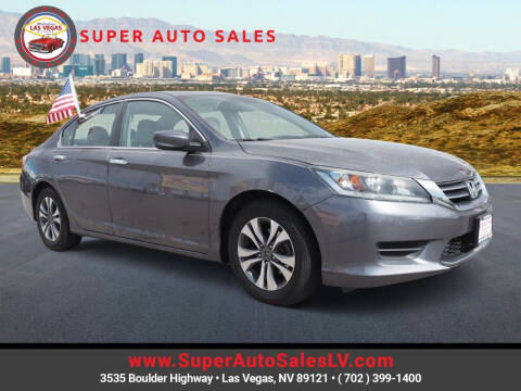 2015 Honda Accord for sale at Super Auto Sales in Las Vegas NV