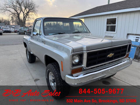 1973 Chevrolet K10 Custom for sale at B & B Auto Sales in Brookings SD