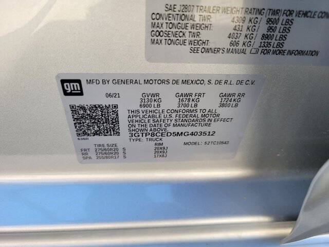 2021 GMC Sierra 1500 Elevation