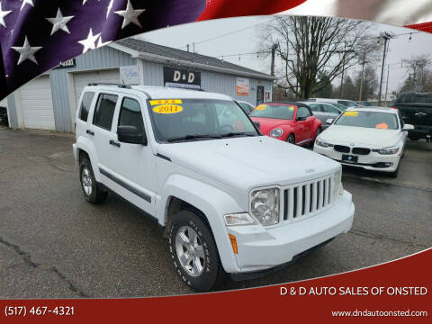 2011 Jeep Liberty for sale at D & D Auto Sales Of Onsted in Onsted MI