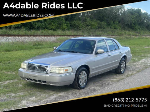 2008 Mercury Grand Marquis for sale at A4dable Rides LLC in Haines City FL