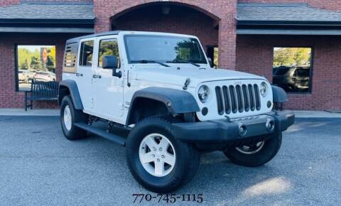 2013 Jeep Wrangler Unlimited for sale at Atlanta Auto Brokers in Marietta GA