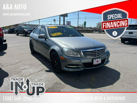 2014 Mercedes-Benz C-Class for sale at A&A AUTO in Fairhaven MA
