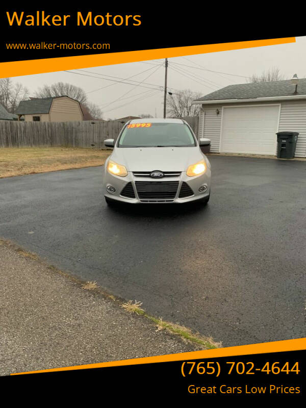 2012 Ford Focus for sale at Walker Motors in Muncie IN