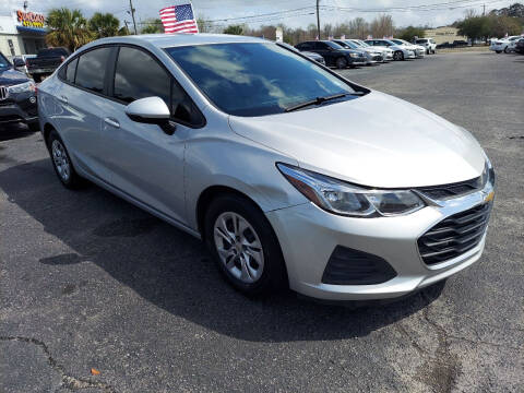 2019 Chevrolet Cruze for sale at Sun Coast City Auto Sales in Mobile AL