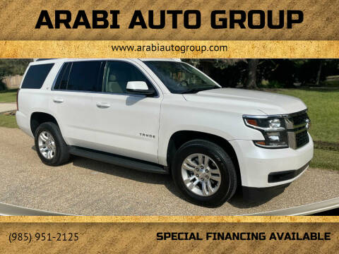 2016 Chevrolet Tahoe for sale at Arabi Auto Group in Lacombe LA