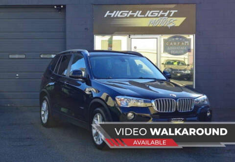 2017 BMW X3 for sale at Highlight Motors in Linden NJ