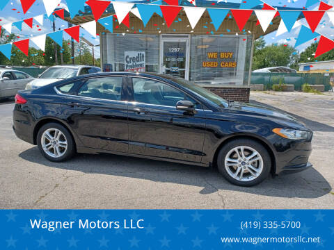 2018 Ford Fusion for sale at Wagner Motors LLC in Wauseon OH