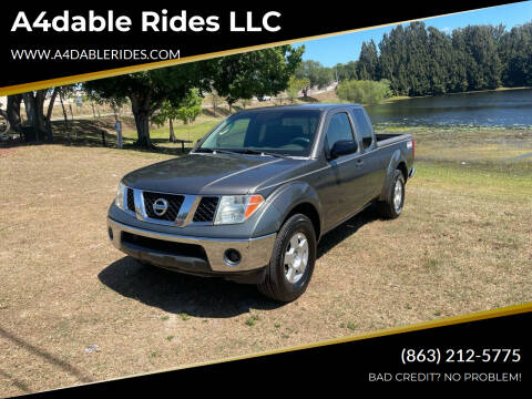 2007 Nissan Frontier for sale at A4dable Rides LLC in Haines City FL