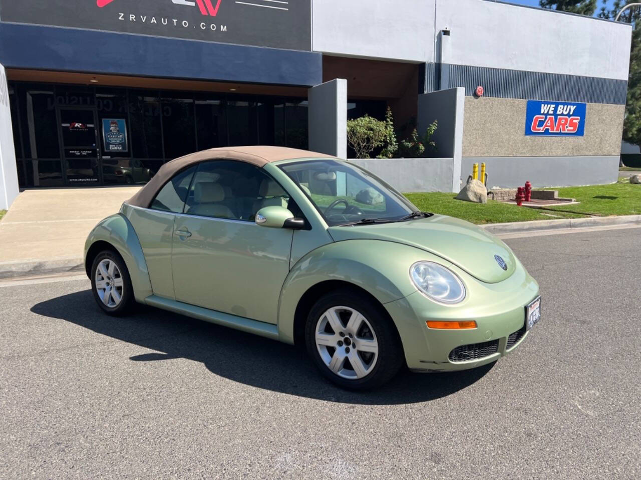 2007 Volkswagen New Beetle Convertible for sale at ZRV AUTO INC in Brea, CA