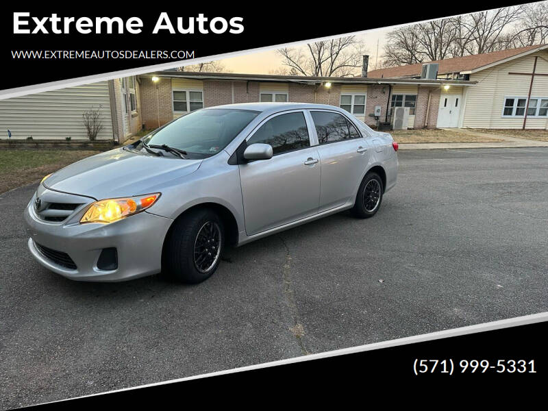 2013 Toyota Corolla for sale at Extreme Autos in Front Royal VA