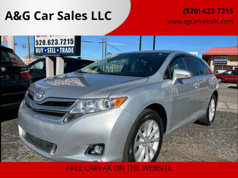 2013 Toyota Venza for sale at A&G Car Sales  LLC in Tucson AZ