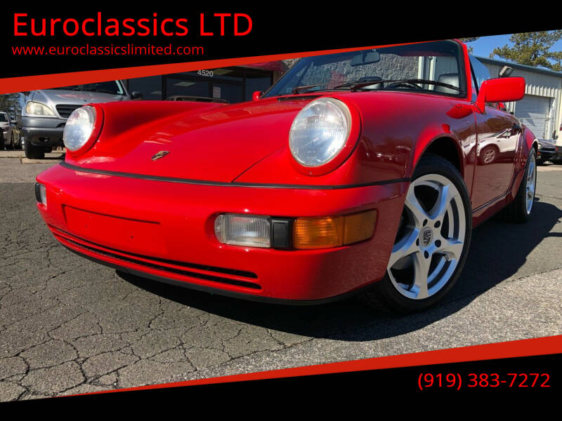 1991 Porsche 911 for sale at Euroclassics LTD in Durham NC