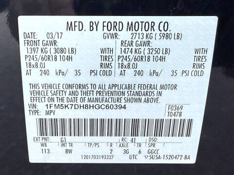 2017 Ford Explorer XLT