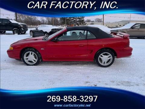 1995 Ford Mustang for sale at Car Factory Inc. in Three Rivers MI