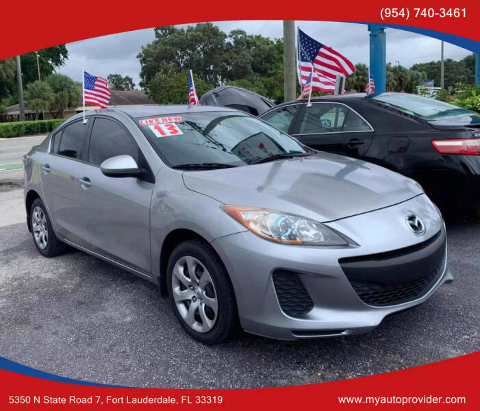 2013 Mazda MAZDA3 for sale at AUTO PROVIDER in Fort Lauderdale FL