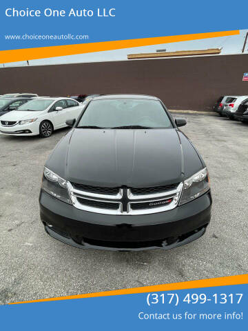 2013 Dodge Avenger for sale at Choice One Auto LLC in Beech Grove IN