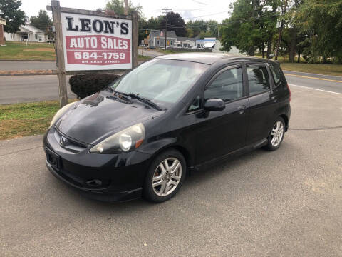 2008 Honda Fit for sale at Leon's Auto Sales in Hadley MA