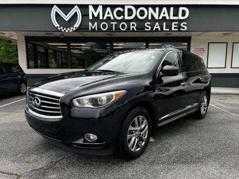 2015 Infiniti QX60 for sale at MacDonald Motor Sales in High Point NC