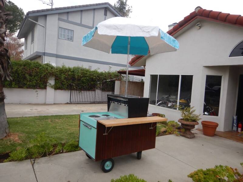 1960 General Electric Outdoor Patio Cart for sale at California Cadillac & Collectibles in Los Angeles CA