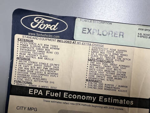 2008 Ford Explorer Sport Trac Limited