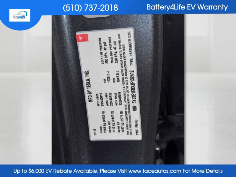 2018 Tesla Model 3 Long Range