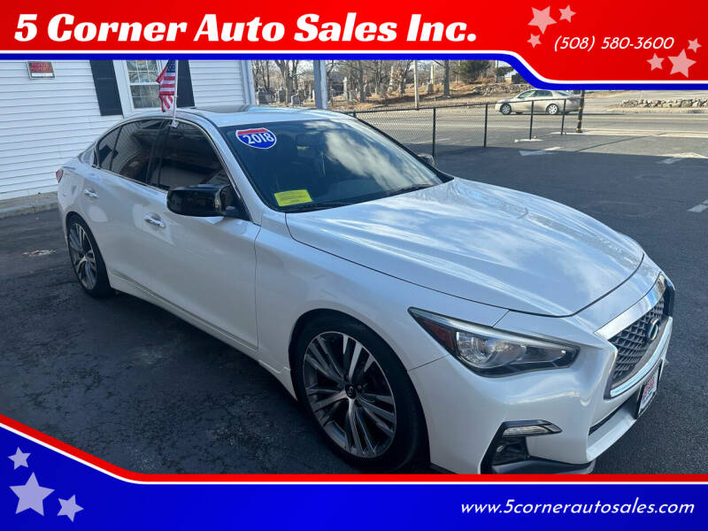 2018 Infiniti Q50 for sale at 5 Corner Auto Sales Inc. in Brockton MA