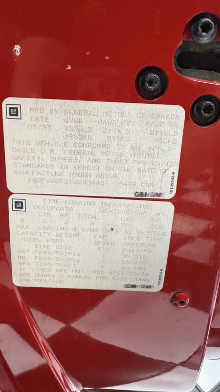 1995 Pontiac Firebird Trans Am