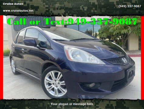 2009 Honda Fit for sale at Cruise Autos in Corona CA